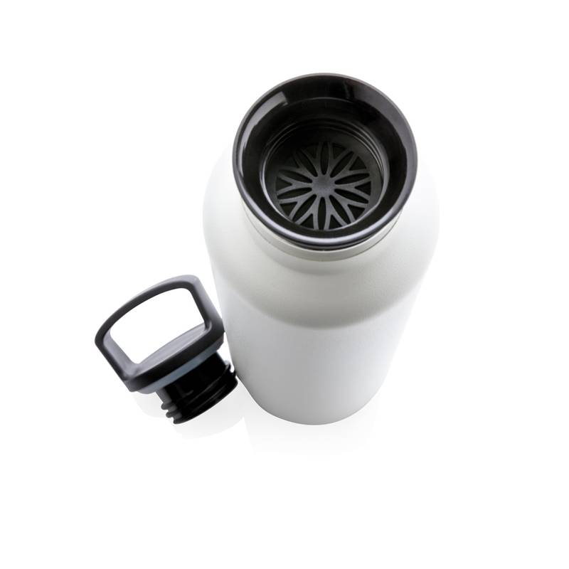 Nepriepustná termo fľaša so štandardným hrdlom, biela Nepriepustná termo fľaša so štandardným hrdlom, biela